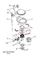Sealand Toilet Parts Diagram - Bowl Assembly Schematic | United RV Parts