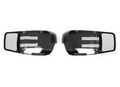 Black K-Source Snap-On Towing Mirror Pair for Ram 1500 2500 3500 - Front View | United RV Parts