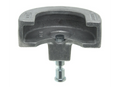 Silver Cast Aluminum Coupler Lock - Bottom View | United RV Parts