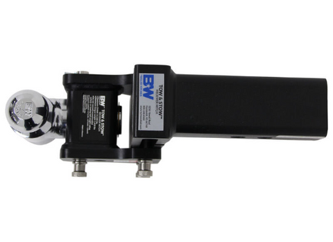 Black B&W TS20040B Hitch Mount - Top Down View | United RV Parts