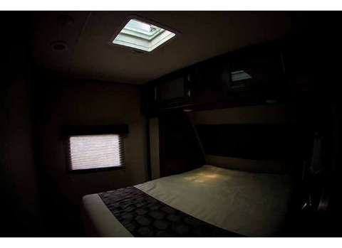 RV Roof Vent Shade Assembly - Bedroom Installation with Natural Light | United RV Parts