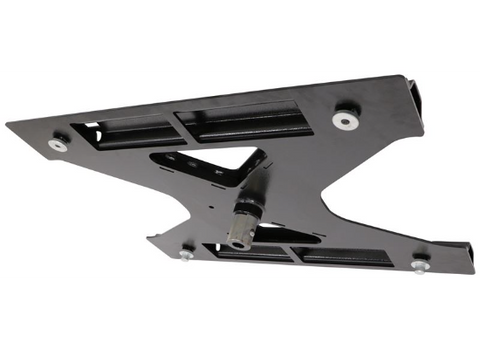 Black Steel Demco 6206 Tow Prep Bracket for GM Truck - Side Profile View | United RV Parts
