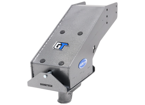 Gray MORryde GooseTech 5th Wheel Pin Box RGN74-1716-05 18000 Lb - 3/4 Angle View | United RV Parts