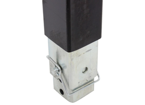 Black Landing Gear Mounting Bracket - Close-up Detail | United RV Parts