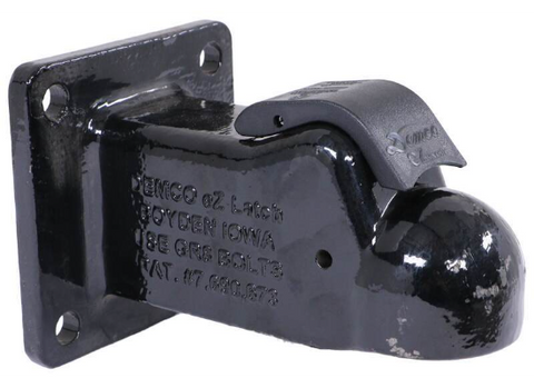Black Cast Demco Coupler - Side Profile View | United RV Parts