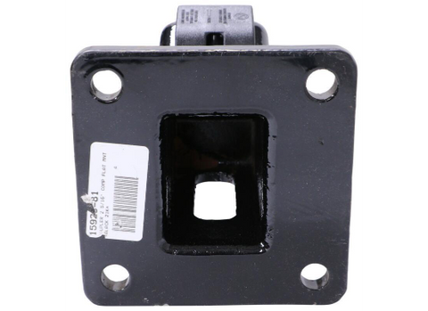Black Demco Coupler Mount Plate - Back View | United RV Parts