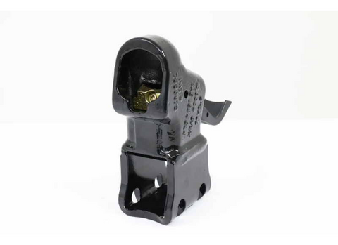 Black Steel Demco Adjustable Coupler - Side Profile View | United RV Parts