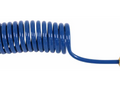 SMI Air Force One Coiled Air Jumper 6296 - Blue Coil Close-Up Detail | United RV Parts
