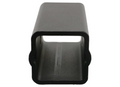 Gray Steel Hitch Adapter Reducer Sleeve - Back View Opening | United RV Parts