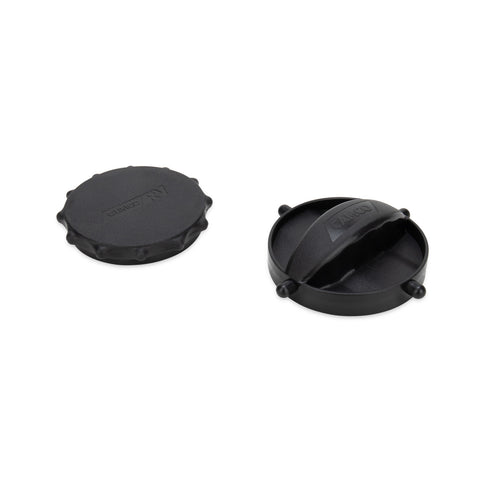 Camco 39753 RV Sewer Hose Storage Caps 2-Pack Both Caps - Front View | United RV Parts