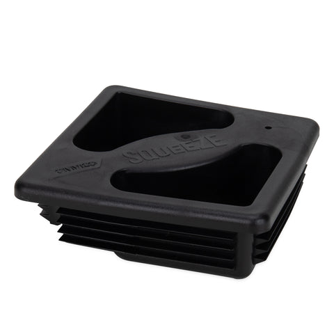Black Camco Regular RV Bumper Cap 40310 - Three Quarter View | United RV Parts