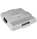 White Non-Ducted RV Air Conditioner Ceiling Assembly - Side View Open | United RV Parts