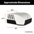 Furrion Chill Cube AC Unit Dimensions Chart - 29.5 x 29 x 14.5 Inches | United RV Parts