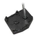 Black Composite RV Landing Gear Gearbox LG-179015 - Bottom View | United RV Parts