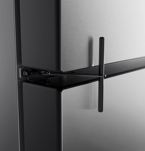 Black Stainless Steel Refrigerator Handle - Side Hardware Detail | United RV Parts