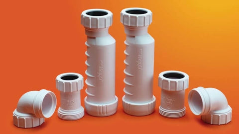 White HepvO Plumbing Parts Kit with Adapters - Product Grouping | United RV Parts
