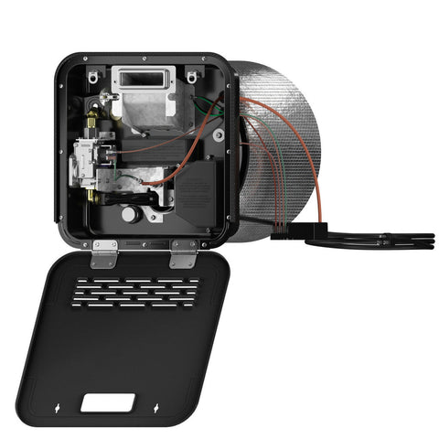 GE Profile Gas Electric RV Water Heater - Cutaway View Open Cover | United RV Parts