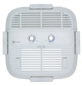 White GE Profile RV AC Ceiling Assembly RGRMN1A - Top View with Mounts | United RV Parts