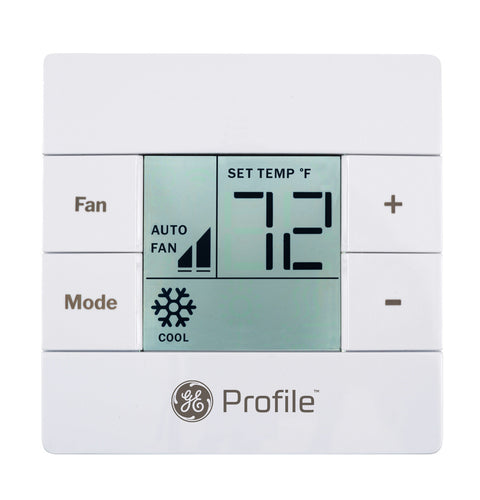 White GE Profile RV Thermostat RGRWT2W - Cool Mode Display | United RV Parts
