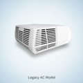 White Coleman Mach 15 RV Air Conditioner - Top View | United RV Parts