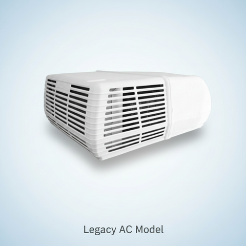 White Coleman Mach 15 RV Air Conditioner - Top View | United RV Parts