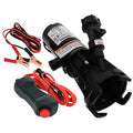 Black FloJet Portable RV Macerator Pump Kit 18555000A - Components View | United RV Parts