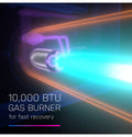 GE Profile 10,000 BTU Gas Burner Detail - Technical Diagram | United RV Parts