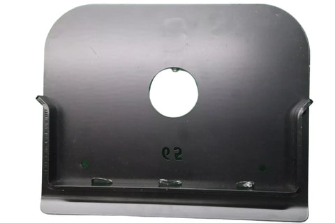 Black Steel RV Fifth Wheel Hitch Capture Plate - Front Product Photo | United RV Parts