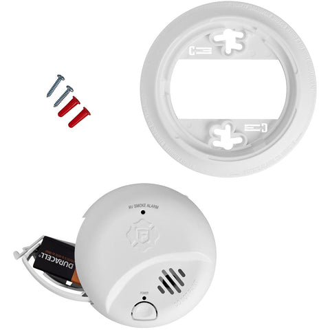 BRK RV Smoke Detector Components - Battery and Mounting Hardware | United RV Parts