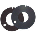 Black Rubber Bowl Seal Kit 385316140 - Two Seals Flat View | United RV Parts
