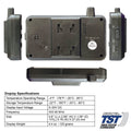 Black TST Display Monitor - Back View Specifications Detail | United RV Parts