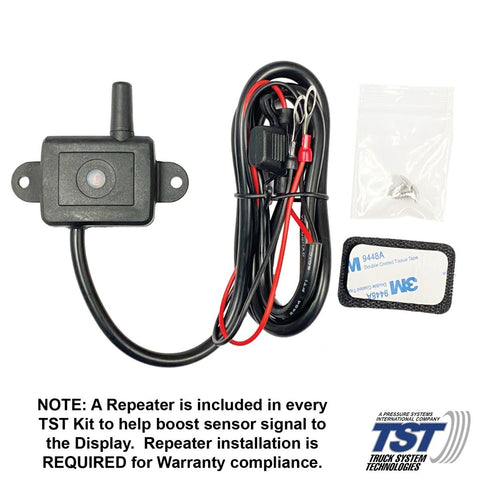 Black TST Signal Repeater with Installation Wiring Kit | United RV Parts