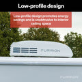 Furrion Chill HE RV AC Installed on RV Rooftop - Low-Profile Side View Outdoors | United RV Parts