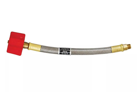 Productos AP | Manguera de acero inoxidable para GLP de alto caudal para vehículos recreativos | MER425HSS-15 | Abocinado invertido de 15"