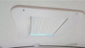White AP Products Slim Shade RV Roof Vent - Installed Interior View | United RV Parts