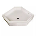 Specialty Recreation Neo Shower Base NSB3232PC Parchment 32x32 Pentagon RV Shower Pan - Top View | United RV Parts