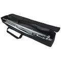 Black Ultra-Fab Tripod Carry-All Bag Open with Tripod Inside - Angled View | United RV Parts
