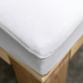 White Waterproof Short Queen Mattress Protector - Corner Detail | United RV Parts