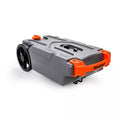 Grey Camco Rhino 21-Gallon Portable Holding Tank - Side Angle View | United RV Parts
