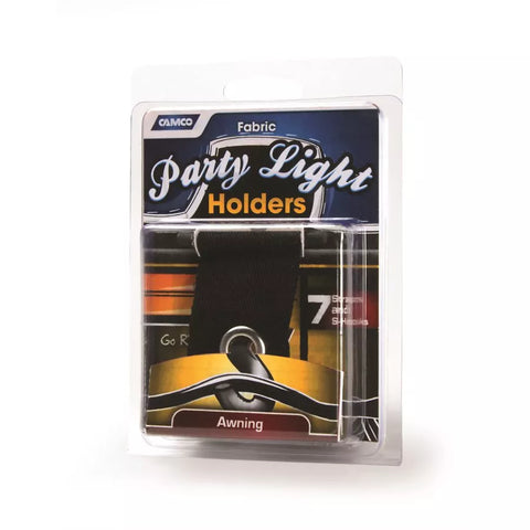 Camco Fabric Party Light Holders 42733 7 Pack - Retail Packaging Front View | United RV Parts