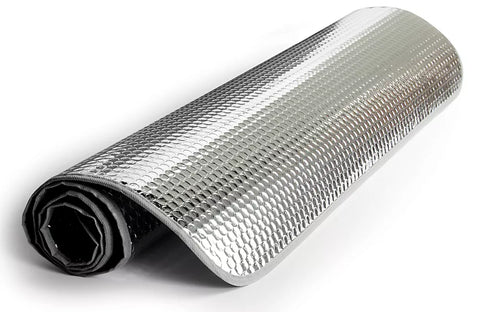 Silver Reflective Material RV Window Cover - Rolled View | United RV Parts