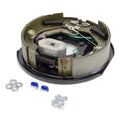 Lippert 12" Electric Brake Assembly 296652 - Angled View with Hardware | United RV Parts