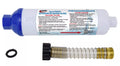 Valterra AquaFresh Exterior RV Water Filter Kit with hose protector and gasket - Full Kit View | United RV Parts