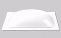 White Acrylic RV Skylight Rectangular Dome 15x18 SL1518W - Top View | United RV Parts