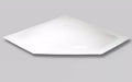 White ABS Neo Angle RV Skylight 24x12 NSL2412W - Top View | United RV Parts