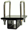 Black Steel RV Bumper Hitch Receiver - 3/4 Angle View | United RV Parts