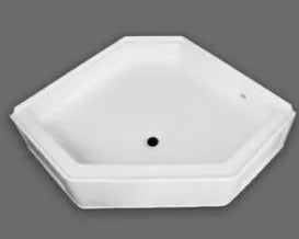 White Specialty Recreation Neo Shower Base NSB3636WC 36x36 - Top View | United RV Parts