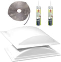 White RV Skylight Bundle with Butyl Tape & Dicor Sealant - Complete Kit View | United RV Parts