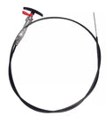 Black Steel Sewer Waste Cable with Red Valve Handle - Product View | United RV Parts