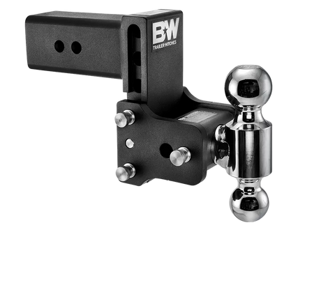 Black B&W Hitches TS30037B Dual Ball Mount - Side View | United RV Parts